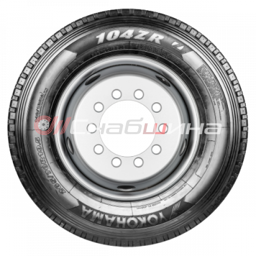Грузовая шина Yokohama 104ZR 11 R22.5, рулевая ось